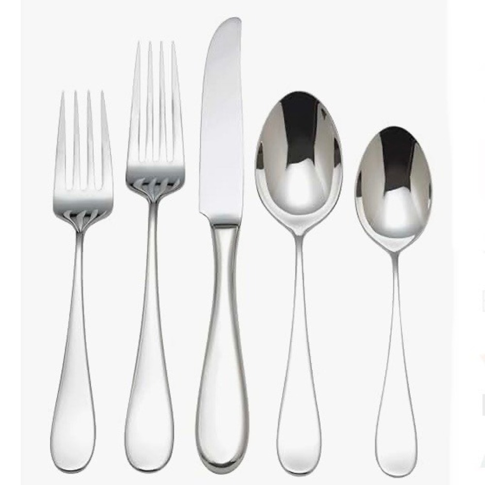 Reed & Barton Dalton 5 Piece Flatware Set 18/10 Stainless Steel Place Setting